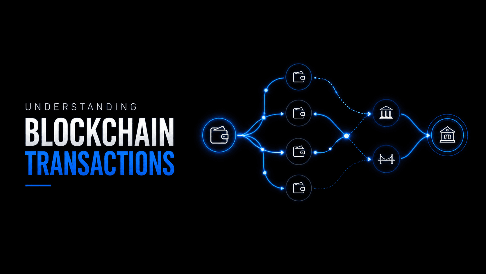 Blockchain transaction lifecycle from sender and broadcast to block confirmation